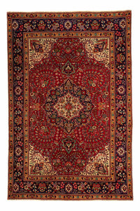 Perser Rug - Tabriz - 314 x 203 cm - dark red
