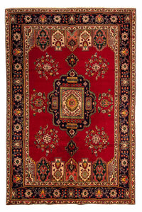 Perser Rug - Tabriz - 297 x 197 cm - dark red
