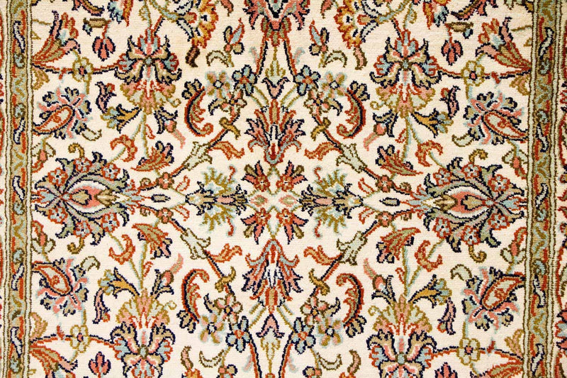 Silk Rug - Kashmir Silk - 127 x 74 cm - beige