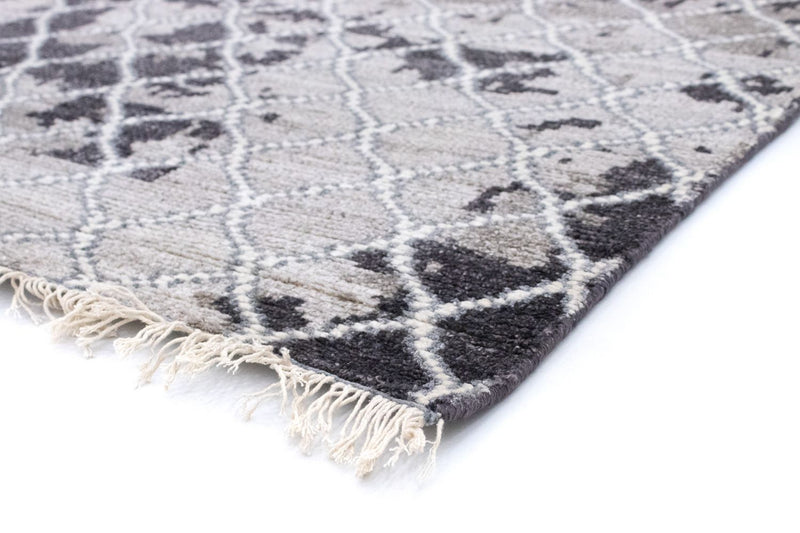 Designer Rug - 271 x 181 cm - silver