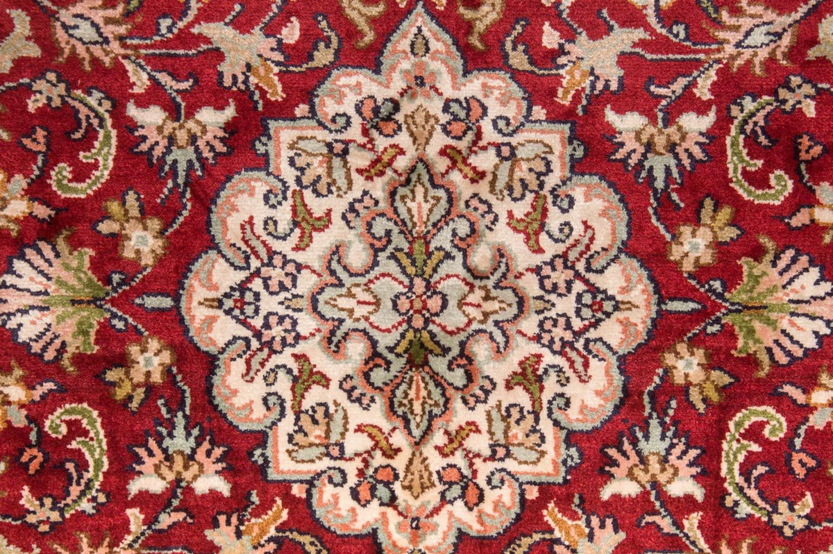 Silk Rug - Kashmir Silk - 120 x 80 cm - red