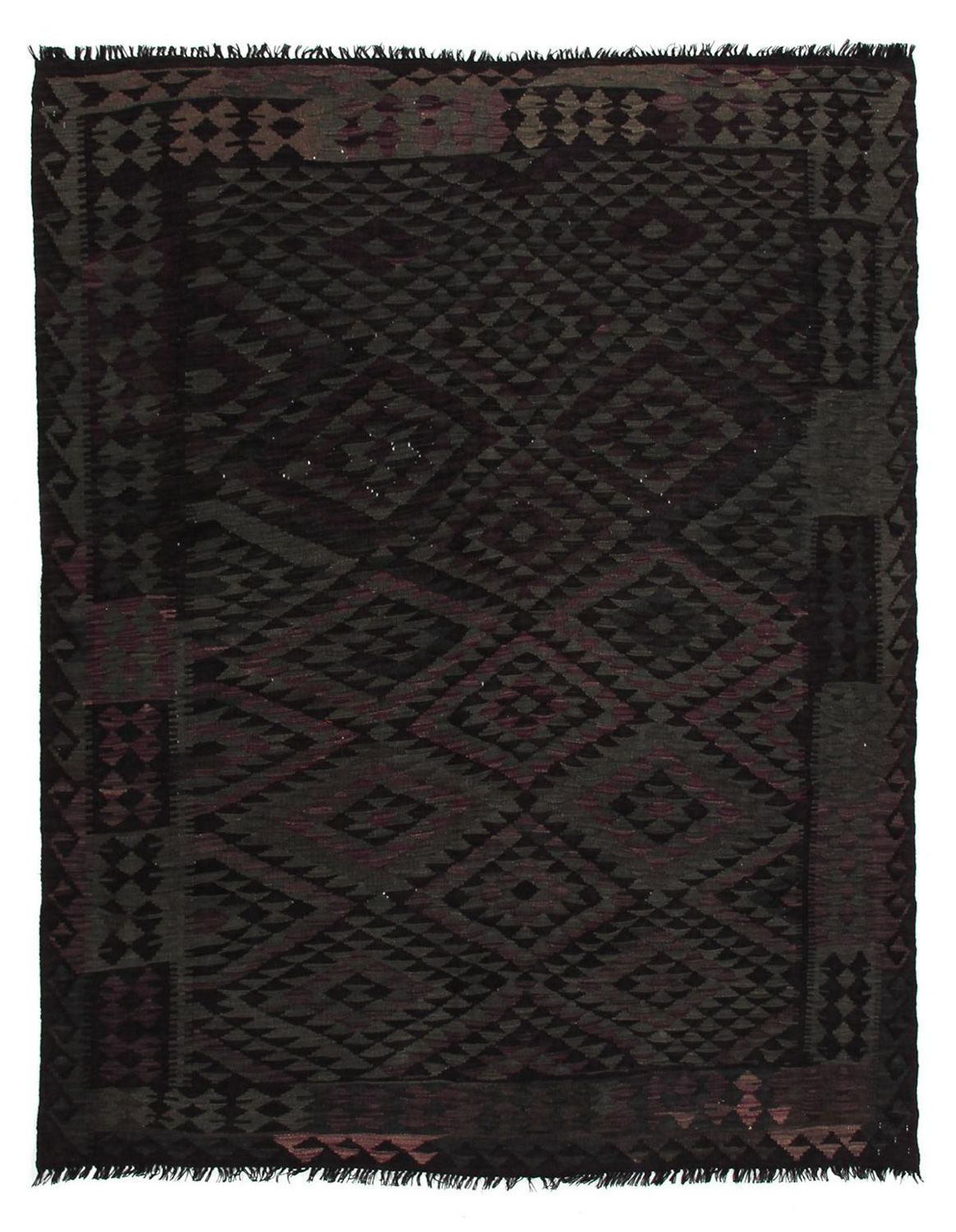 Kelim Rug - Splash - 212 x 162 cm - multicolored