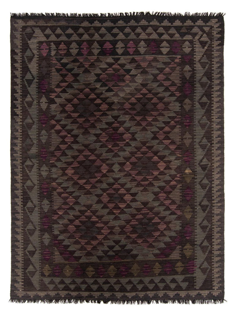 Kelim Rug - Splash - 197 x 151 cm - multicolored