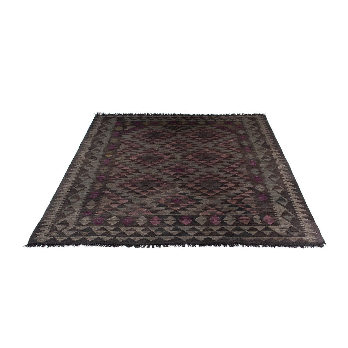 Kelim Rug - Splash - 197 x 151 cm - multicolored