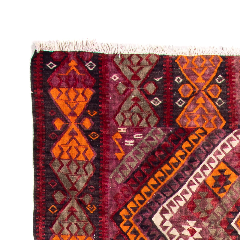 Runner Kelim Rug - Old - 375 x 140 cm - multicolored