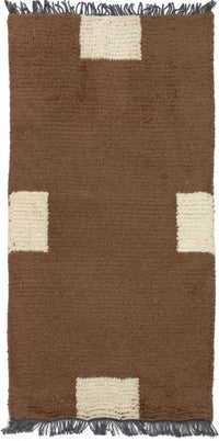 Nepal Rug - 140 x 70 cm - brown