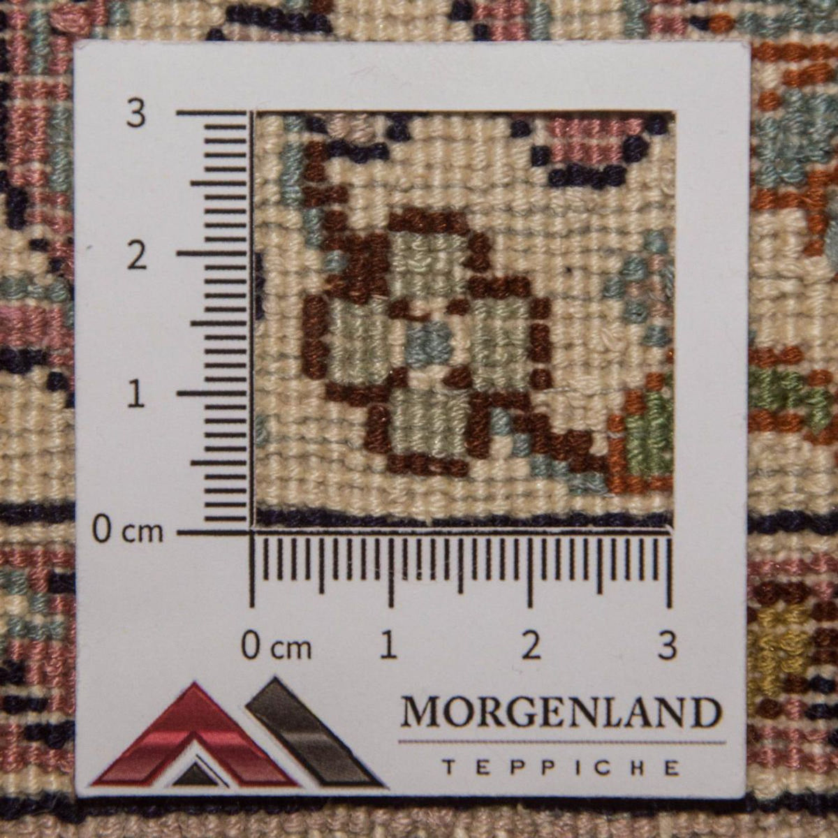 Runner Silk Rug - Kashmir Silk - 192 x 79 cm - beige