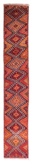 Runner Kelim Rug - Old - 380 x 75 cm - multicolored