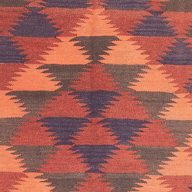 Runner Kelim Rug - Old - 450 x 130 cm - brown