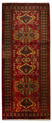 Runner Perser Rug - Nomadic - 200 x 82 cm - red