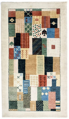 Gabbeh Rug - Loribaft Perser - 165 x 95 cm - colorful