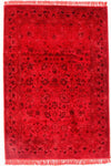 Vintage Rug 124x180cm - Rectangle / Red / 124 x 180 cm Rectangle