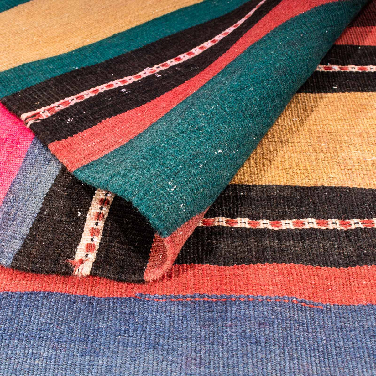 Kelim Rug - Old - 190 x 175 cm - multicolored