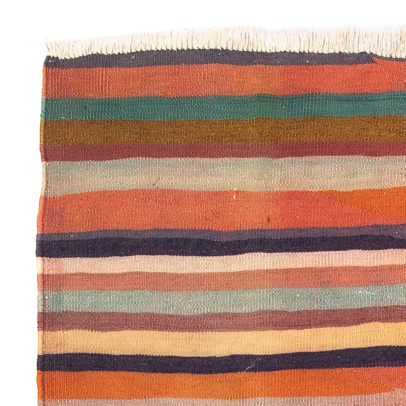 Kelim Teppich - Old 170 x 140 cm - mehrfarbig