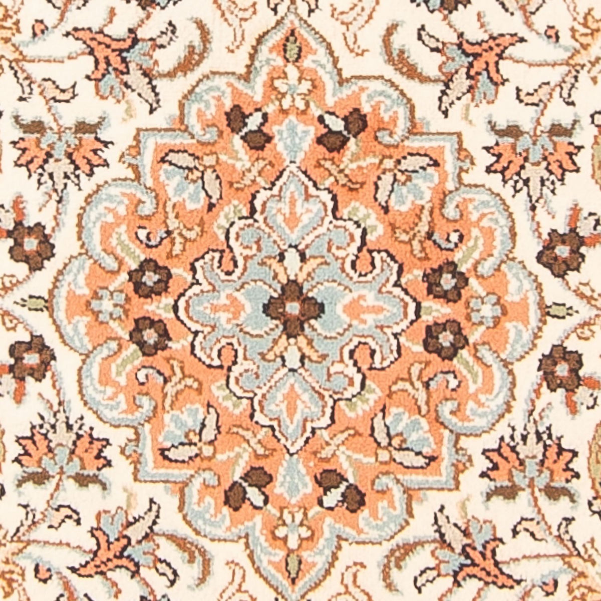 Silk Rug - Kashmir Silk - 125 x 78 cm - cream