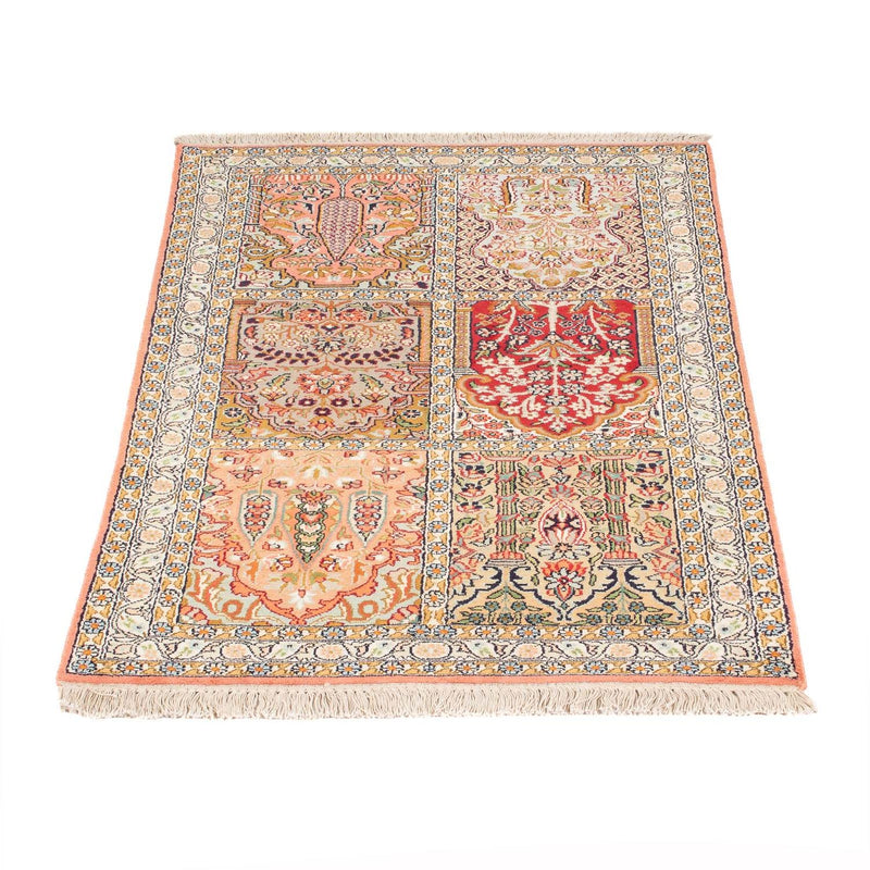 Silk Rug - Kashmir Silk - 155 x 80 cm - multicolored