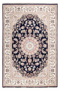 Oriental Rug - Nain - Indus - 196 x 134 cm - dark blue