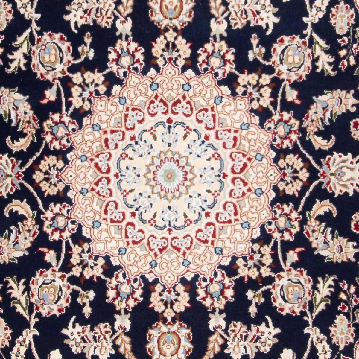 Oriental Rug - Nain - Indus - 196 x 134 cm - dark blue