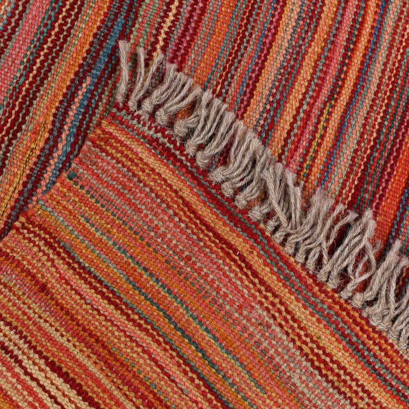 Kelim Rug - Splash - 198 x 140 cm - multicolored