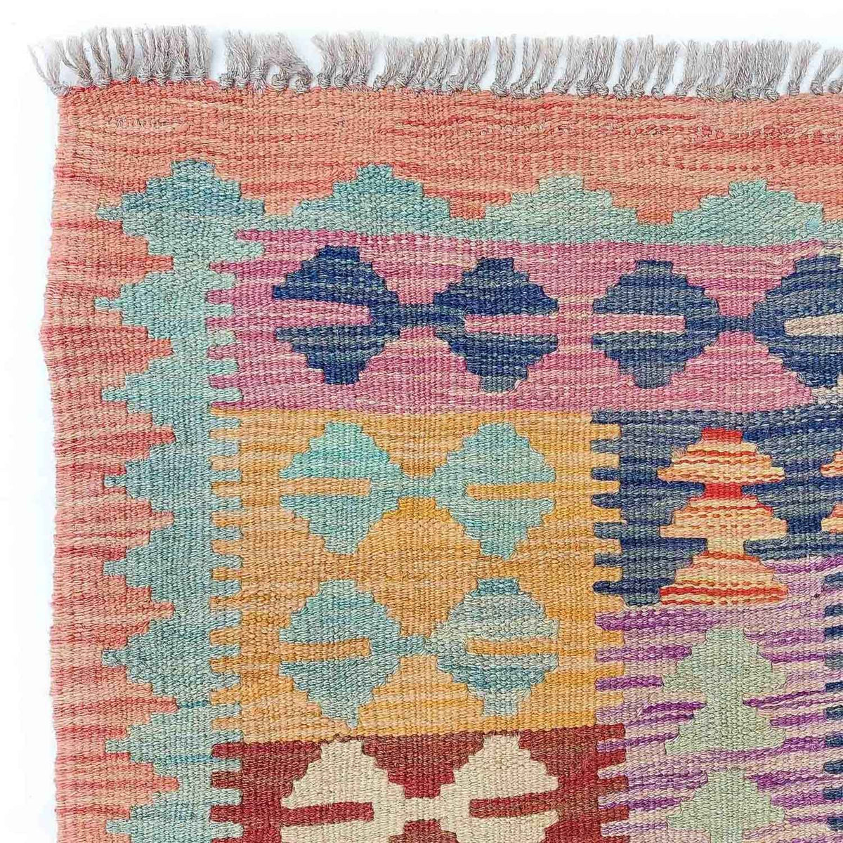 Kelim Rug - Splash - 295 x 203 cm - multicolored