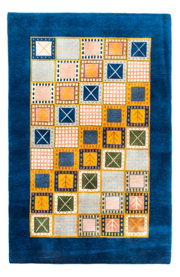 Gabbeh Rug - Loribaft Perser - 161 x 110 cm - blue
