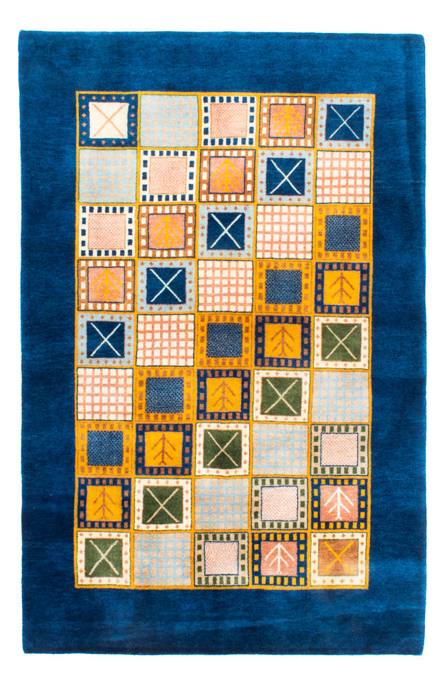 Gabbeh Rug - Loribaft Perser - 161 x 110 cm - blue