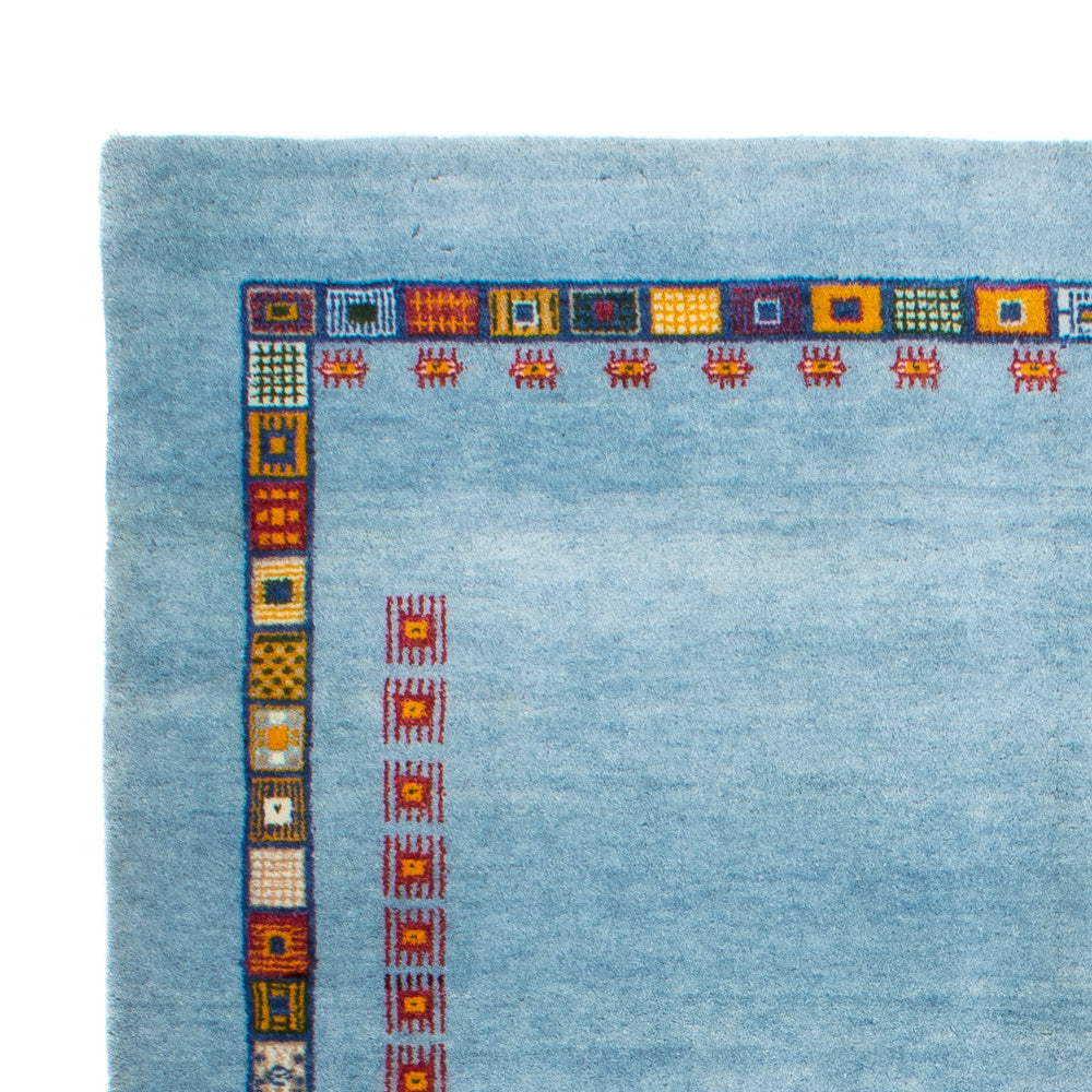 Gabbeh Rug - Loribaft Perser - 174 x 126 cm - light blue