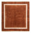 Nepal Rug square  - 250 x 250 cm - brown