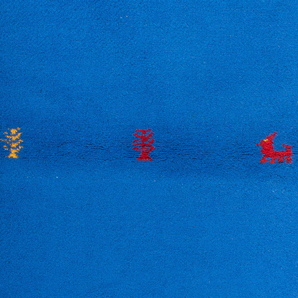 Gabbeh Rug - Indus - 160 x 90 cm - blue