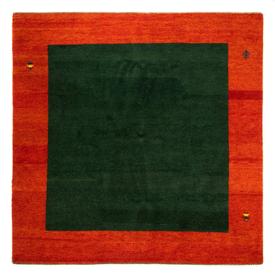 Gabbeh Rug - Indus square  - 250 x 247 cm - green