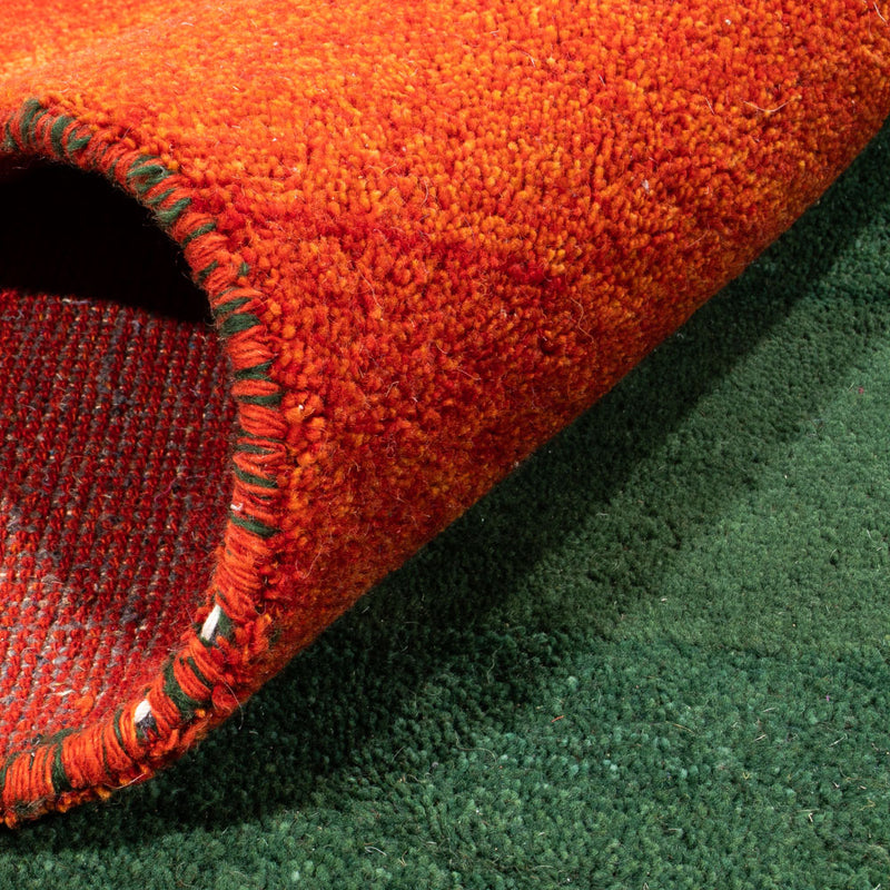 Gabbeh Rug - Indus square  - 250 x 247 cm - green