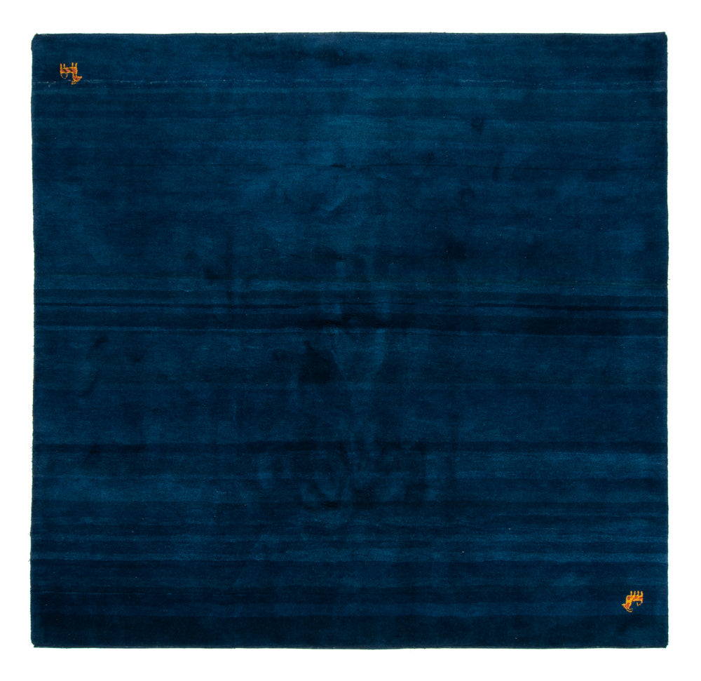 Gabbeh Rug - Indus square  - 261 x 246 cm - dark blue