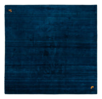 Gabbeh Rug - Indus square  - 261 x 246 cm - dark blue