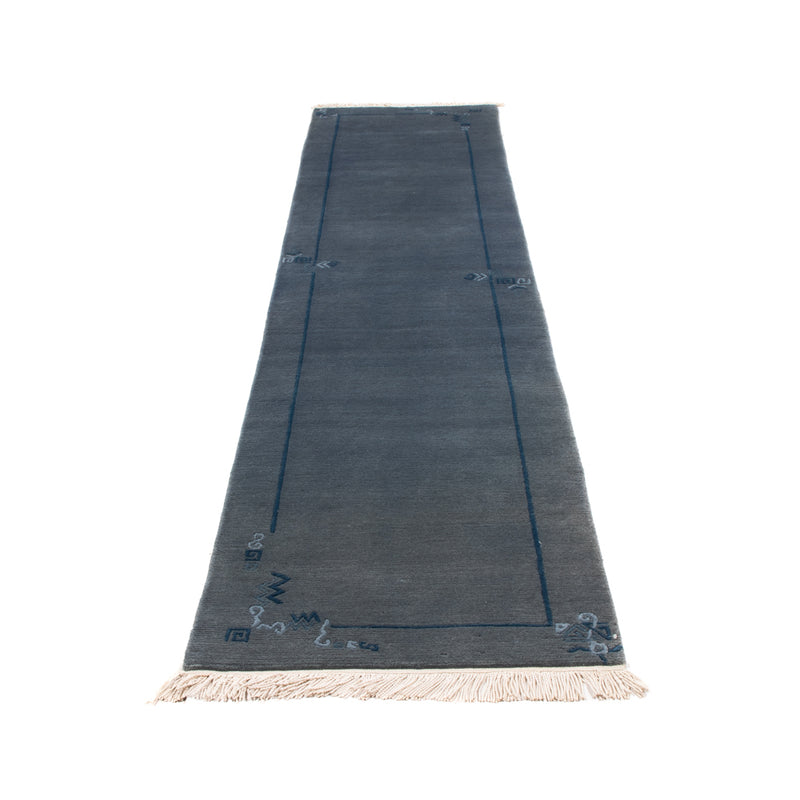 Runner Nepal Rug - 329 x 73 cm - blue