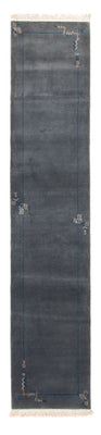 Runner Nepal Rug - 343 x 73 cm - blue