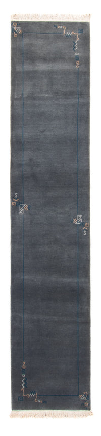 Runner Nepal Rug - 343 x 73 cm - blue