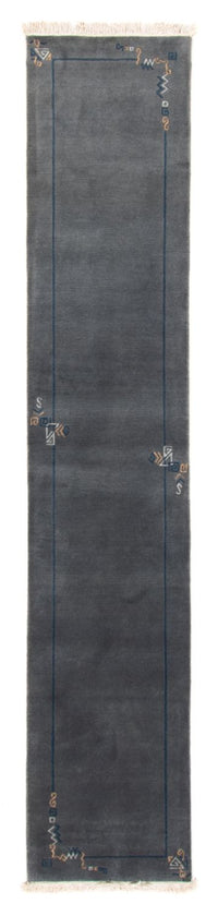 Runner Nepal Rug - 330 x 71 cm - blue