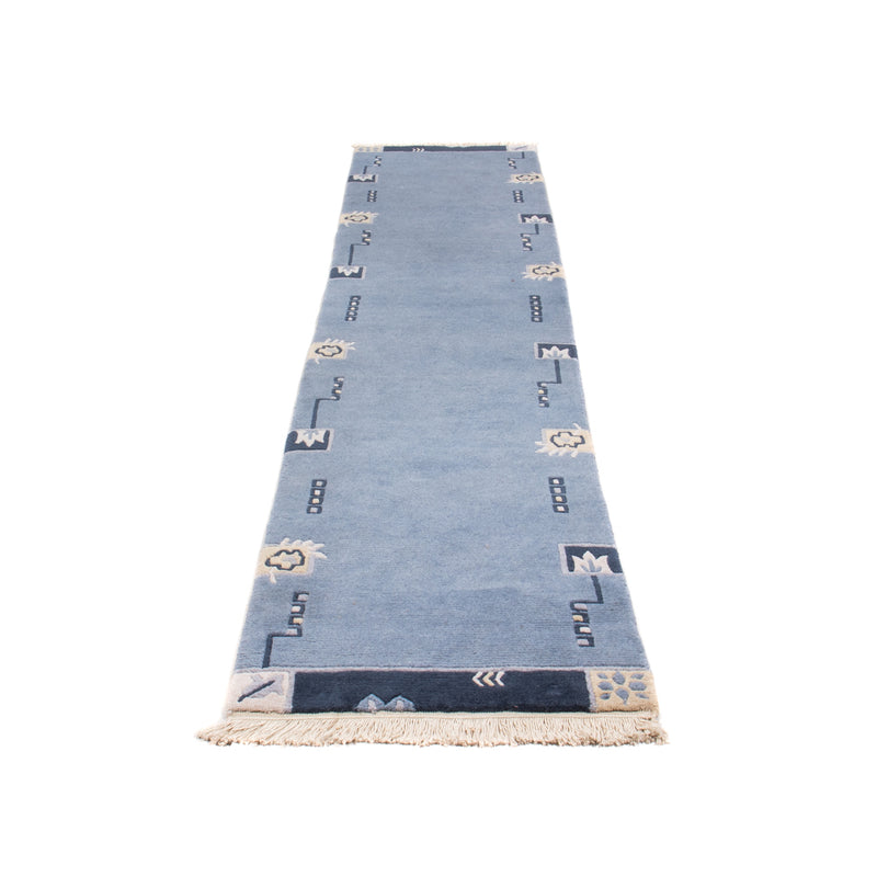 Runner Nepal Rug - 332 x 70 cm - blue