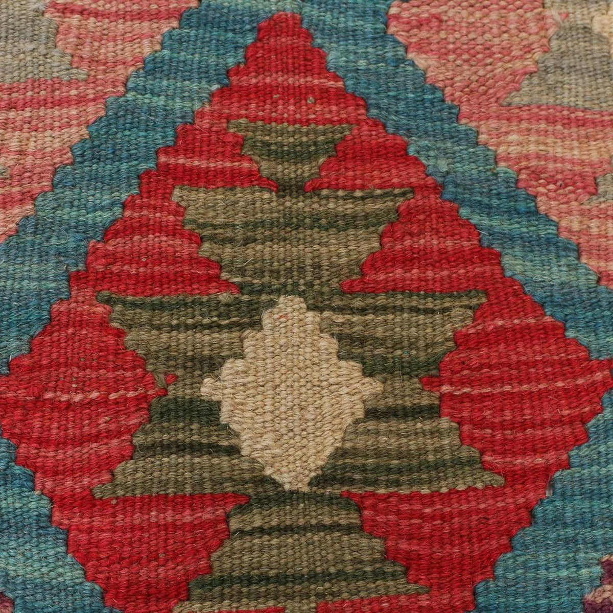 Runner Kelim Rug - Splash - 198 x 110 cm - multicolored