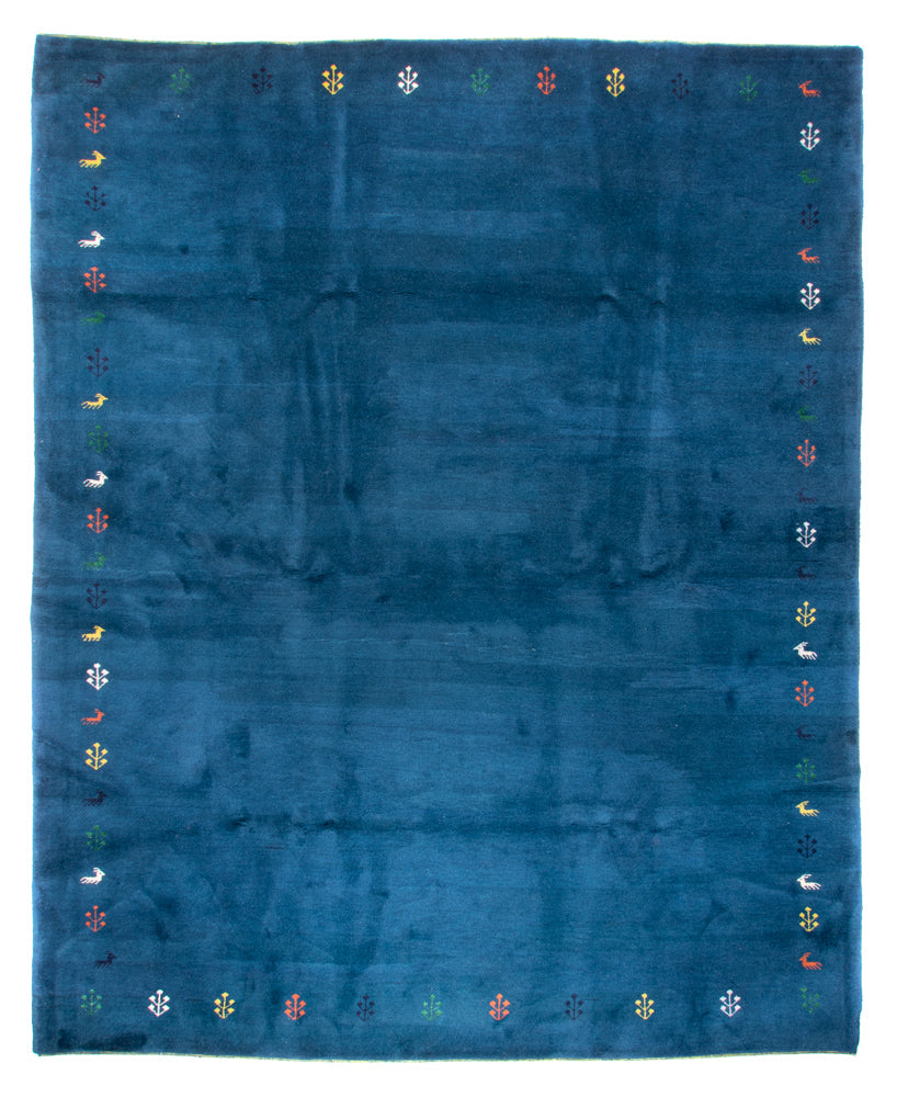 Gabbeh Rug - Indus - 395 x 313 cm - blue