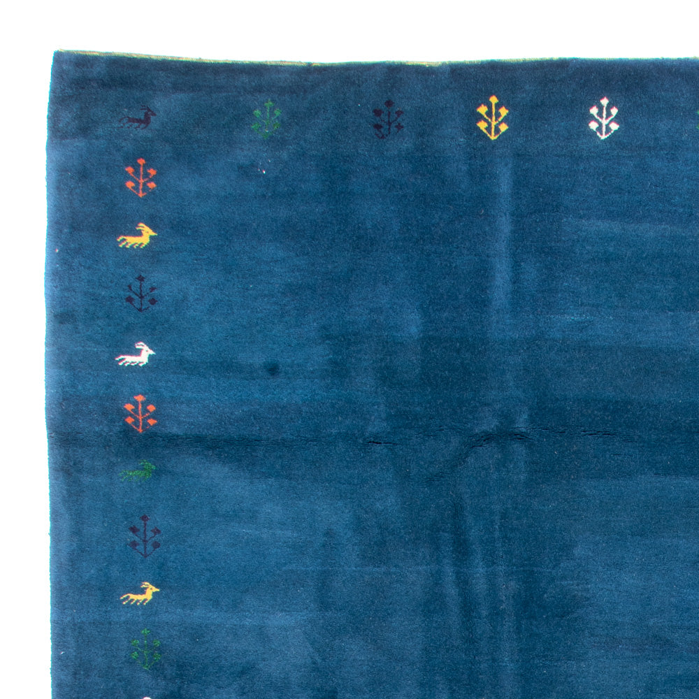 Gabbeh Rug - Indus - 395 x 313 cm - blue