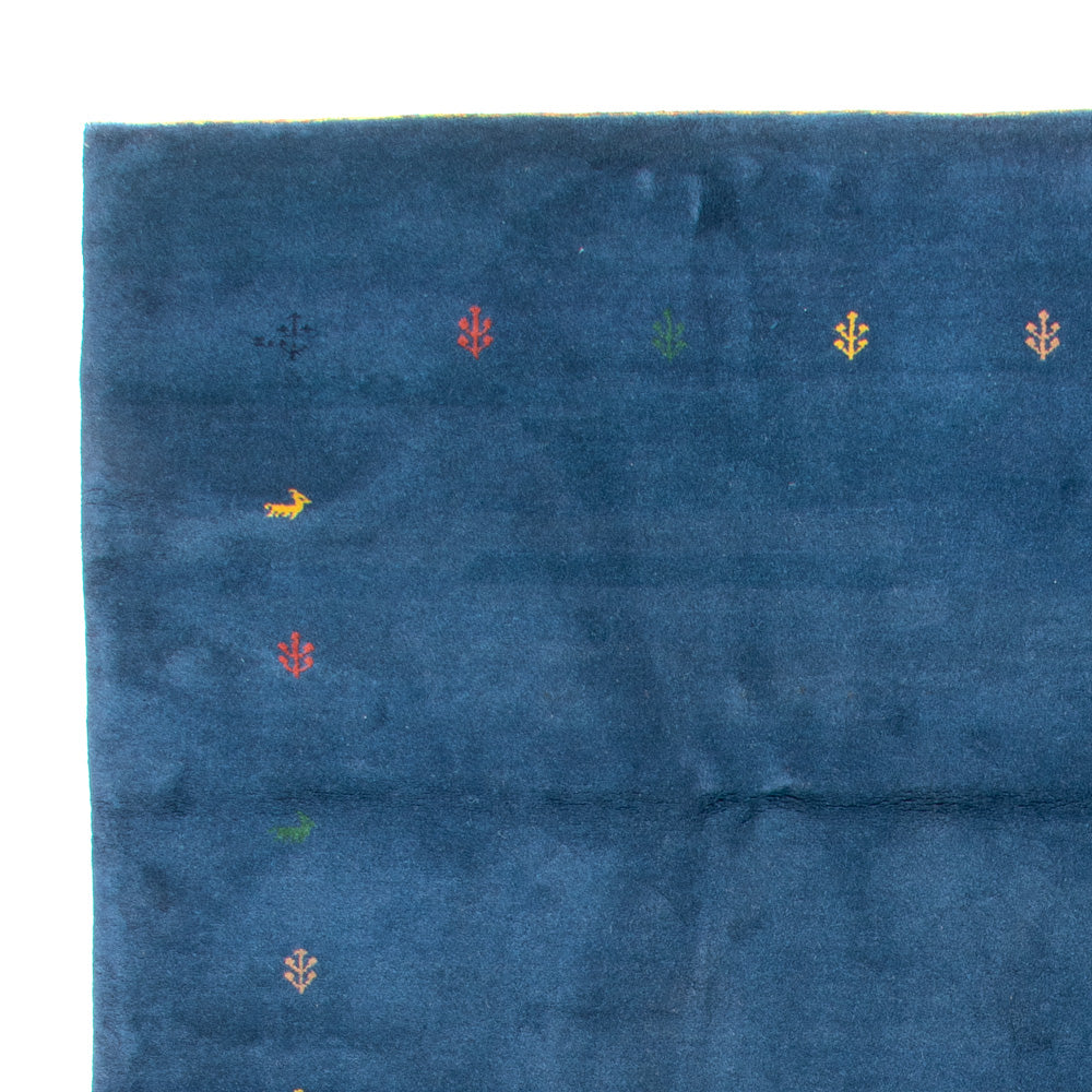 Gabbeh Teppich Indus 394x297cm - Wollteppich