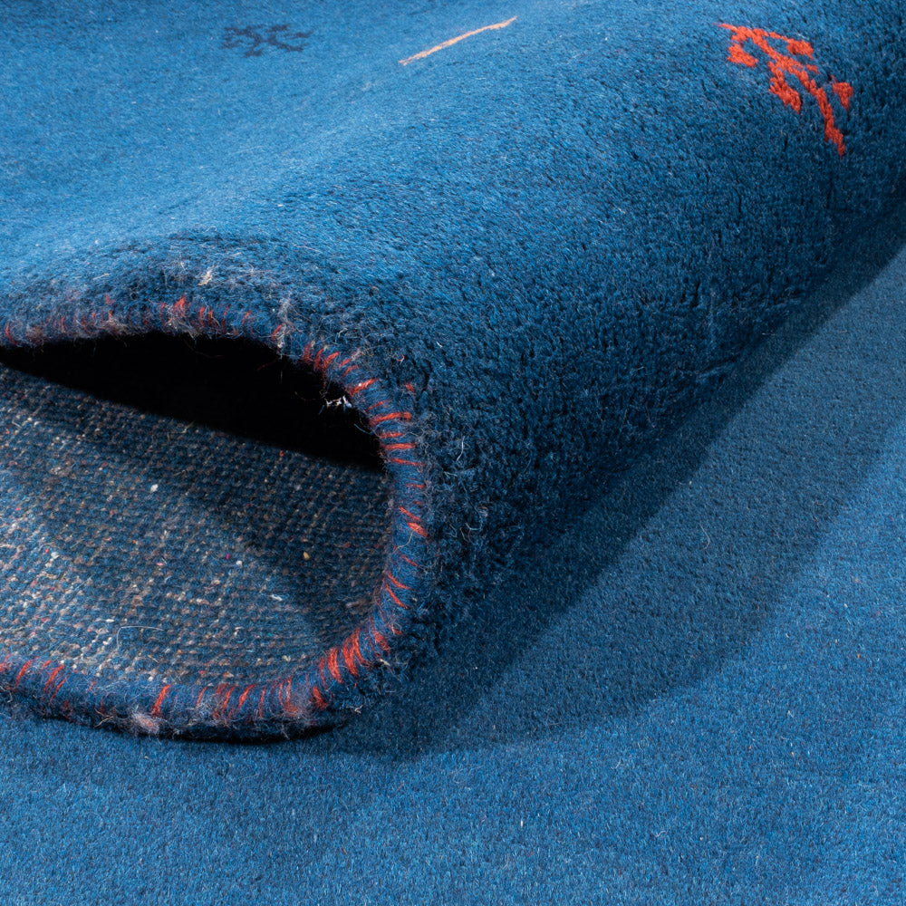 Gabbeh Rug - Indus - 394 x 297 cm - blue