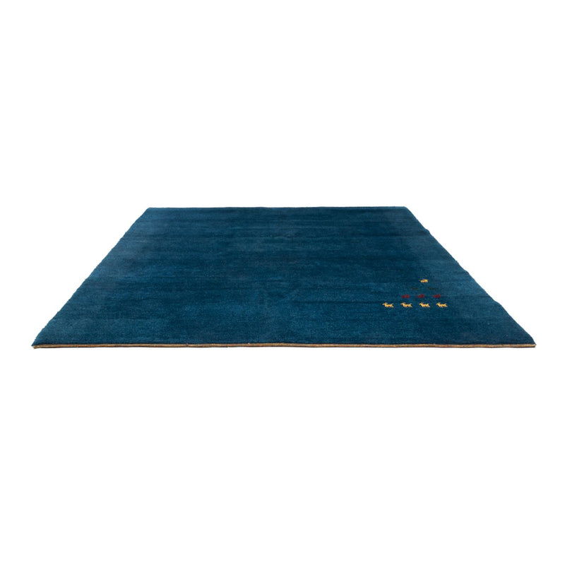 Gabbeh Rug - Indus square  - 254 x 251 cm - blue