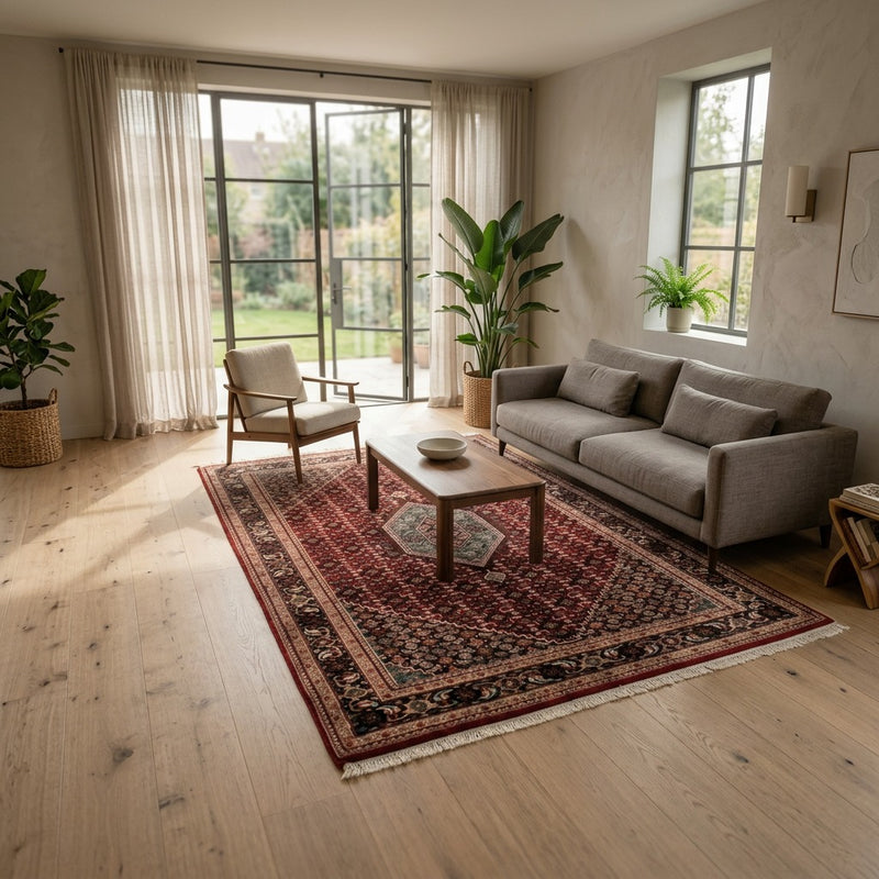 Indo Bidjar Rug 198x298cm - Oriental Rug