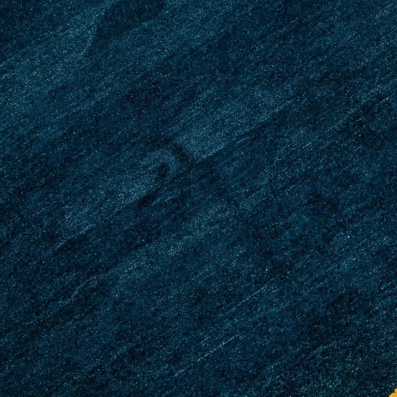 Gabbeh Rug - Indus round  - 193 x 193 cm - blue