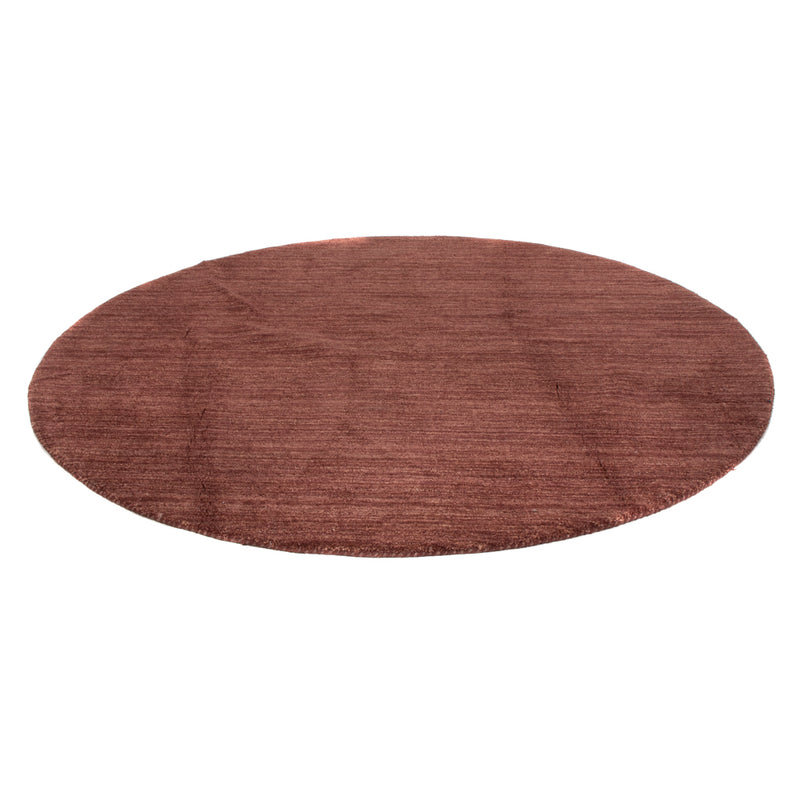 Rug round  - 189 x 189 cm - brown
