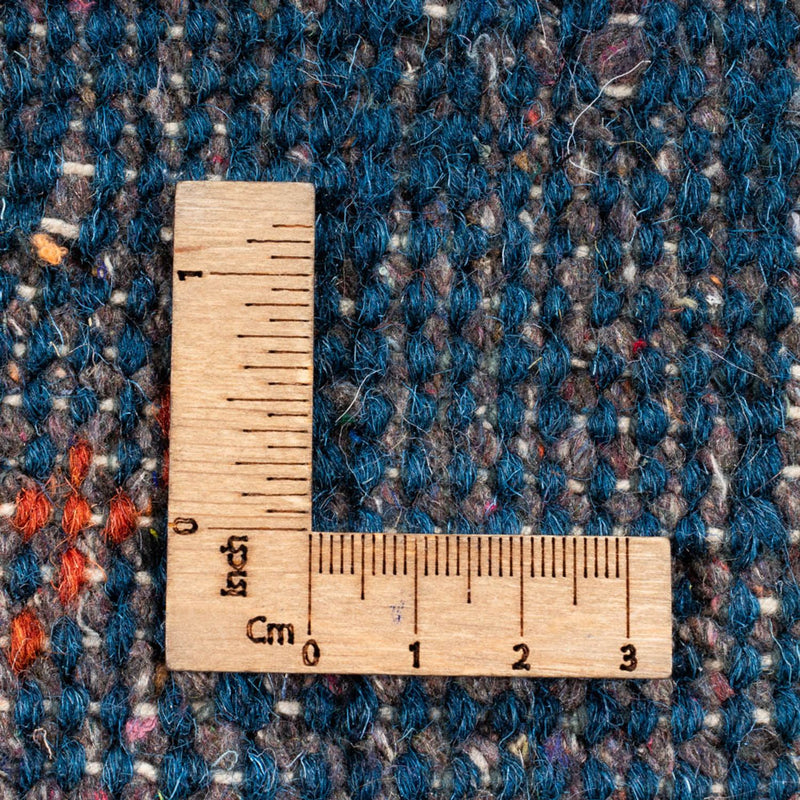 Gabbeh Rug - Indus round  - 199 x 199 cm - blue