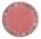 Nepal Rug round  - 197 x 197 cm - fuchsia