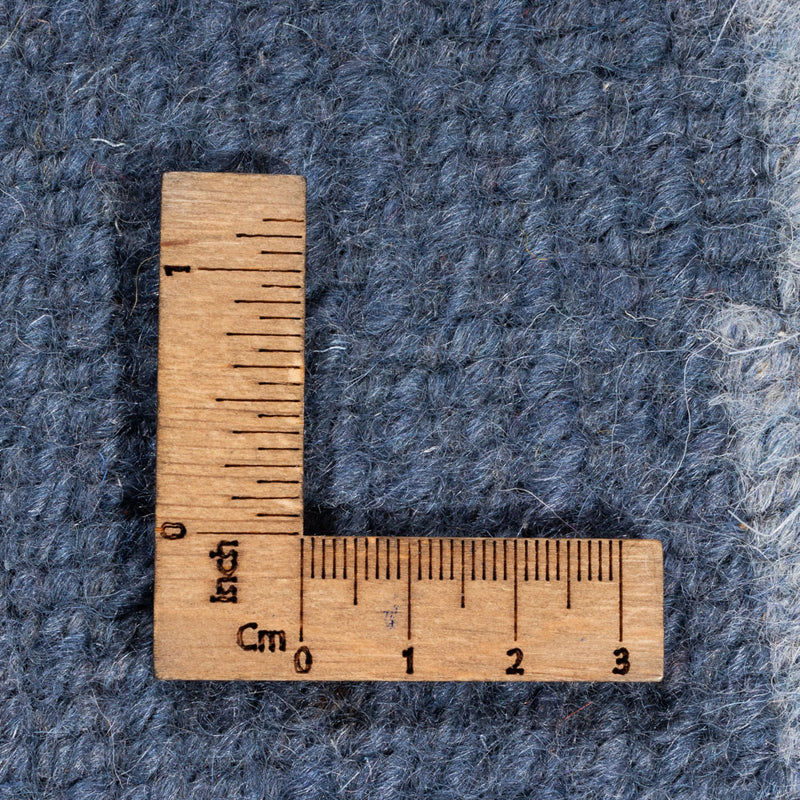 Nepal Rug round  - 197 x 197 cm - blue